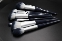 Makeup Brush Set for Foundation Blending Blush Concealer Eye Shadow, Cruelty-Free Synthetic Fiber Bristles, Travel Makeup bag Included