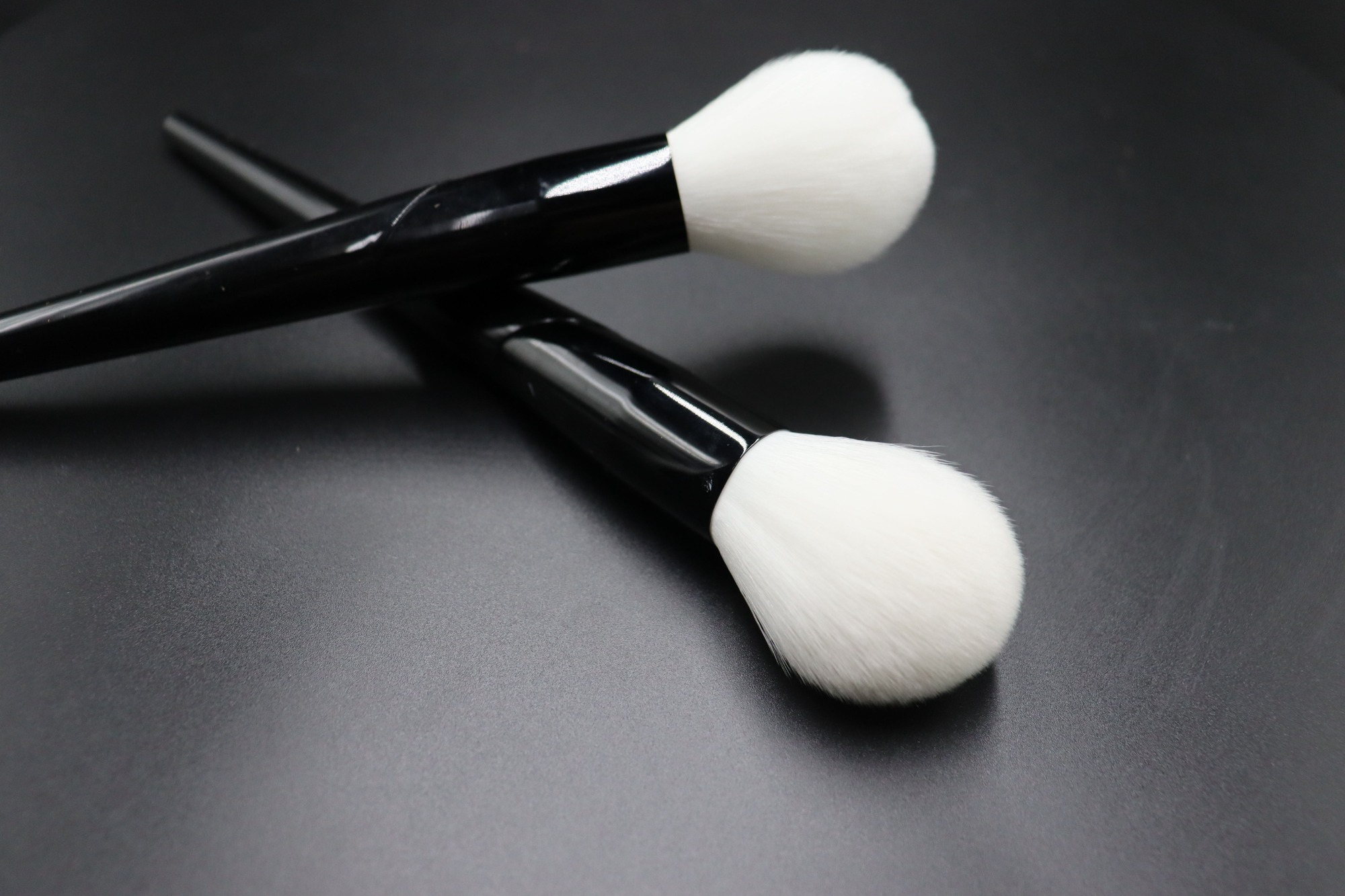 MEIKCO Professional Makeup Brushes Wooden Handle Cosmetics Brushes Foundation Concealer Powder Face Eye Make up Brushes Kit, Black