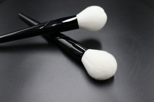 MEIKCO Professional Makeup Brushes Wooden Handle Cosmetics Brushes Foundation Concealer Powder Face Eye Make up Brushes Kit, Black