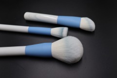M1206 12Pcs Premium Synthetic Kabuki Eye Shadows Make Up Brushes, Eyeliner Brushes Blending Face Powder Blush Cosmetics Brushes Tool Kit