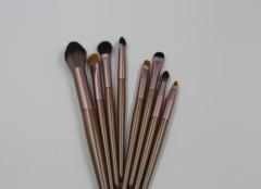 M1209 High-end textured 12 rose gold handle loose powder brush foundation brush eye shadow brush