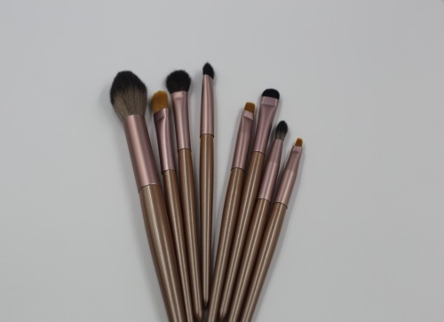 M1209 High-end textured 12 rose gold handle loose powder brush foundation brush eye shadow brush