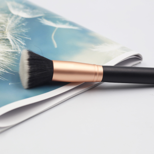 Flat head shape foundation brush blush brush can add logo