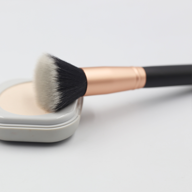 Flat head shape foundation brush blush brush can add logo