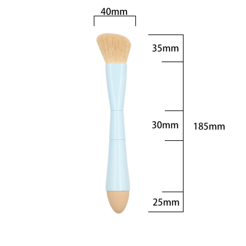 Four-in-one multi-function makeup brush portable makeup brush can change color