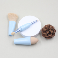 Four-in-one multi-function makeup brush portable makeup brush can change color