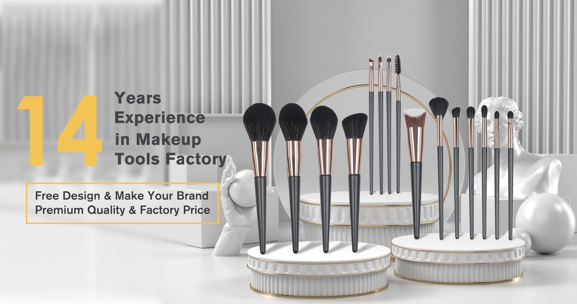 oem/odm beauty tools factory meikco makeup brush supplier