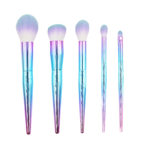 Mermaid Streamer Laser Blue Gradient Pink Gradient Makeup Brush Set