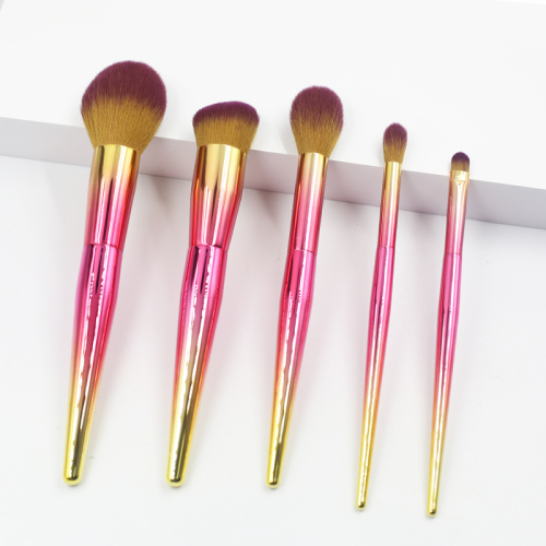 Mermaid Streamer Laser Blue Gradient Pink Gradient Makeup Brush Set
