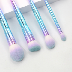 Mermaid Streamer Laser Blue Gradient Pink Gradient Makeup Brush Set