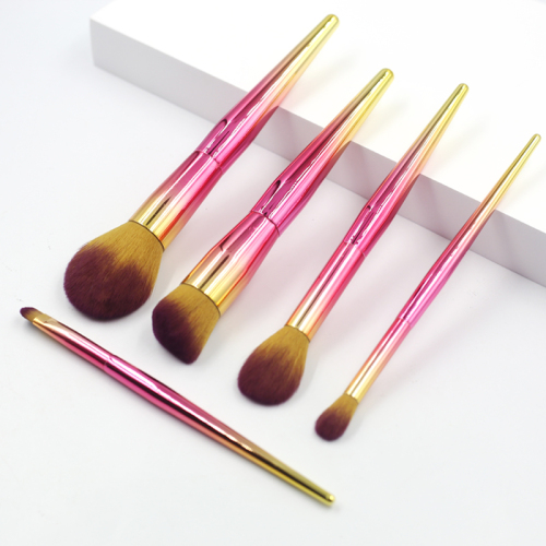 Mermaid Streamer Laser Blue Gradient Pink Gradient Makeup Brush Set