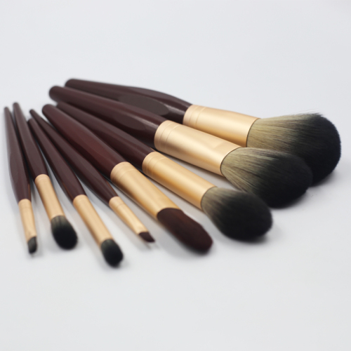 M801 White-green gradient hairy red-brown handle