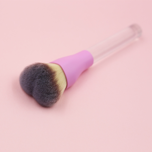 Heart brush shape Peach-shaped brush can be used as loose powder brush blush brush