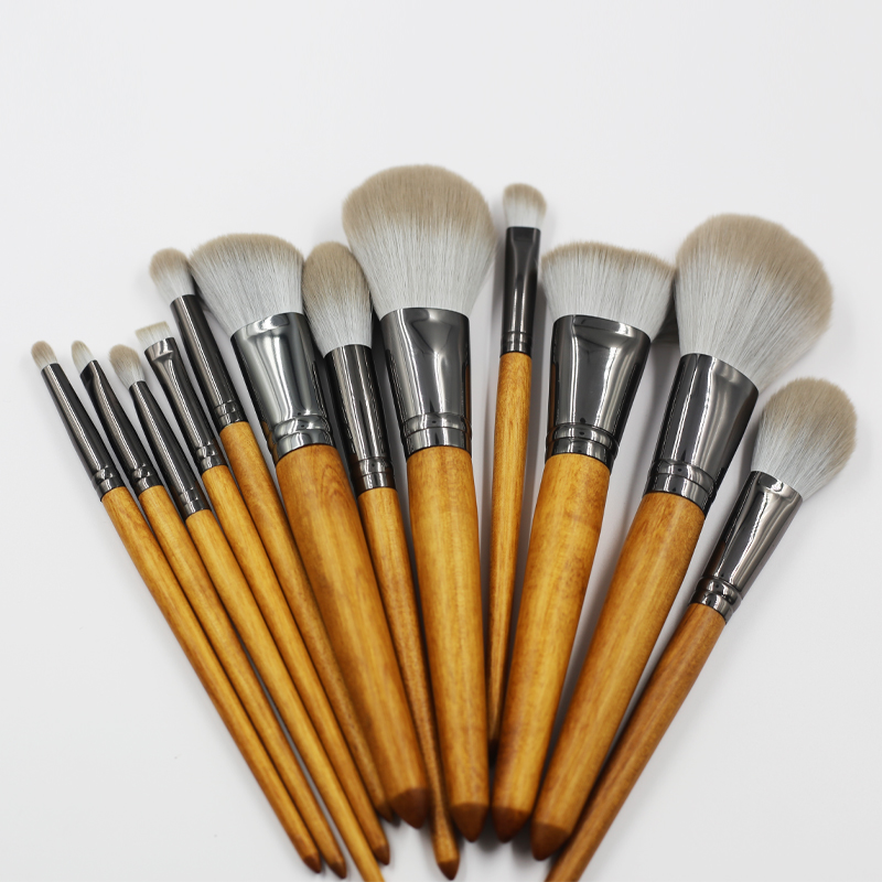 12pcs Log Style Makeup Brush Set Support Customization