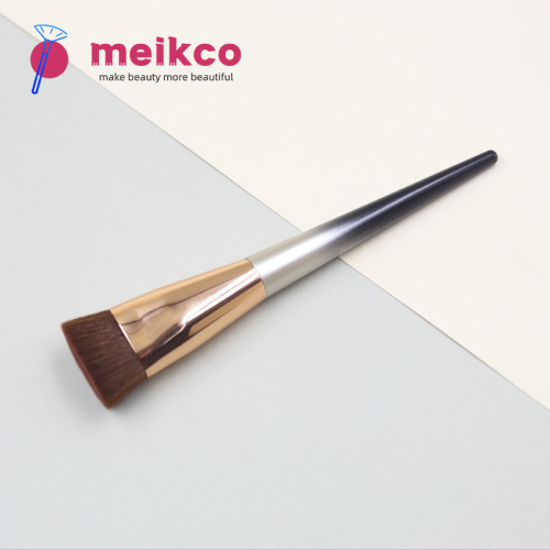 Factory customized flat head liquid foundation brush with private logo
