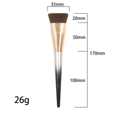 Factory customized flat head liquid foundation brush with private logo