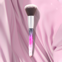 M1503 Crystal series makeup brushes can be customized with various rose crystal gradient handles