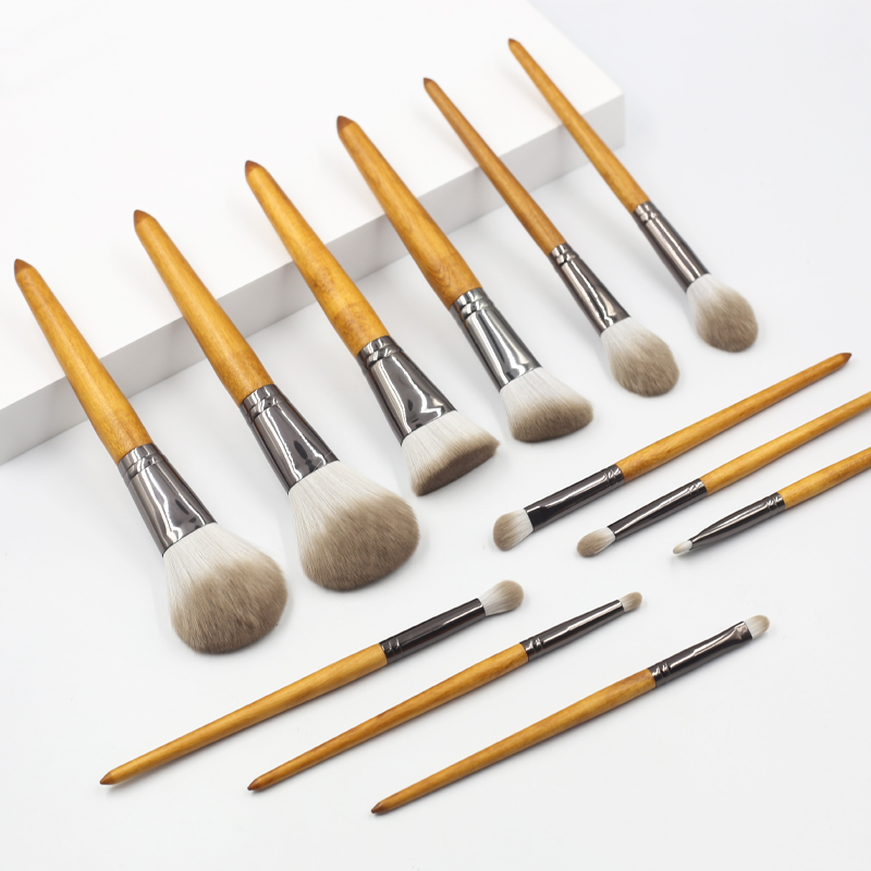 12pcs Log Style Makeup Brush Set Support Customization