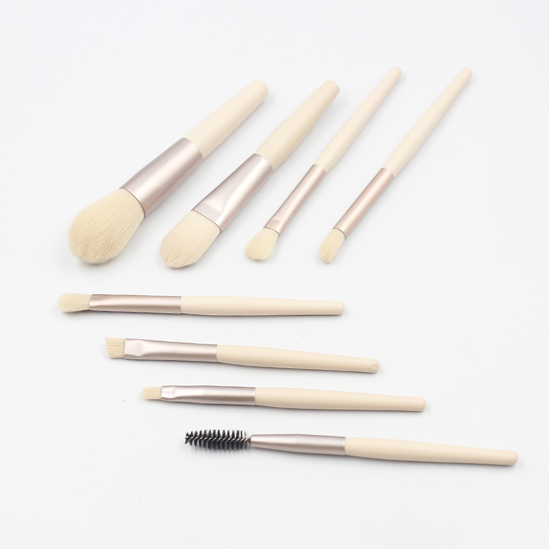 MINI 8pcs travel brush set with private logo customization