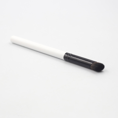 High quality white handle reinforced aluminum tube synthetic hairy finger brush
