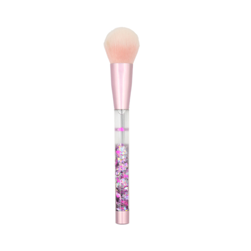High quality color flow core handle thickened aluminum tube blush brush