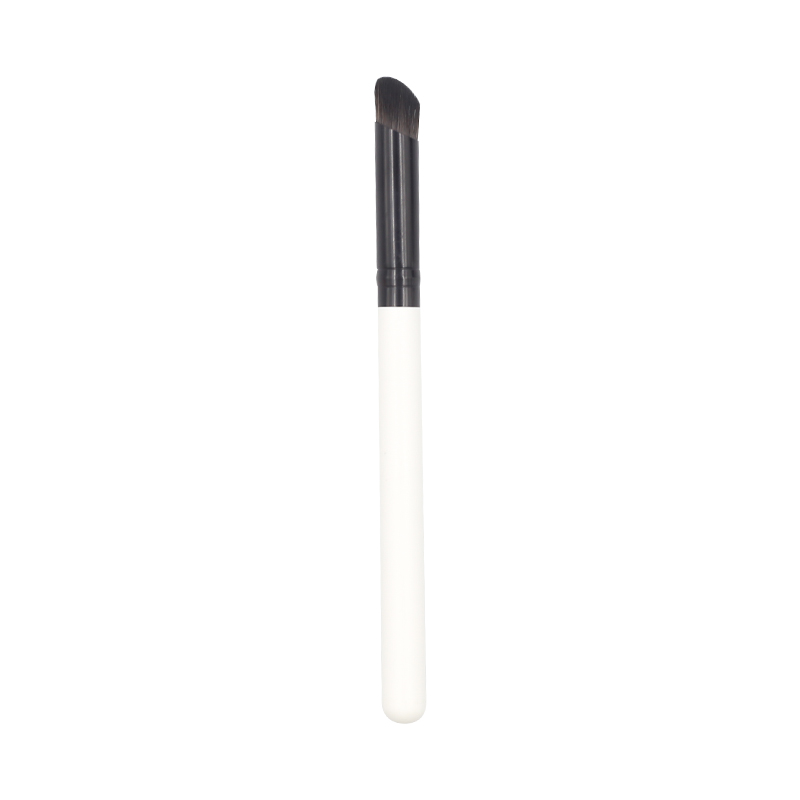 High quality white handle reinforced aluminum tube synthetic hairy finger brush