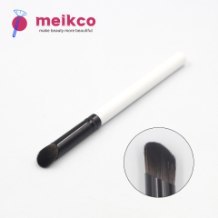 High quality white handle reinforced aluminum tube synthetic hairy finger brush