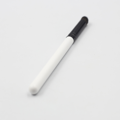 High quality white handle reinforced aluminum tube synthetic hairy finger brush