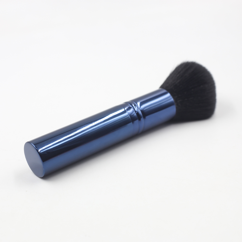 High quality dark blue reinforced aluminum pipe handle synthetic brush