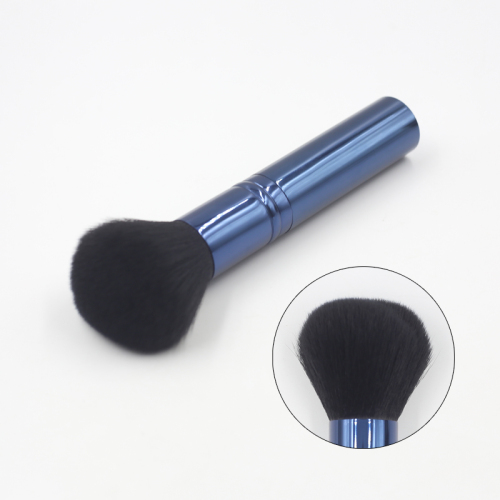 High quality dark blue reinforced aluminum pipe handle synthetic brush