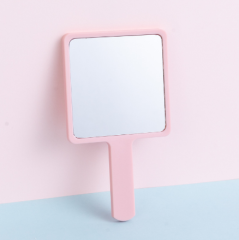 High quality hand-held square makeup mirror in various colors