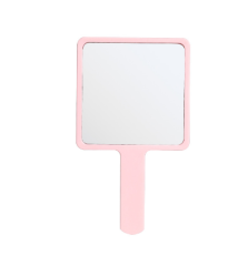 High quality hand-held square makeup mirror in various colors