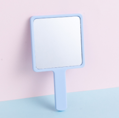 High quality hand-held square makeup mirror in various colors