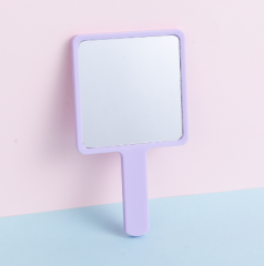 High quality hand-held square makeup mirror in various colors