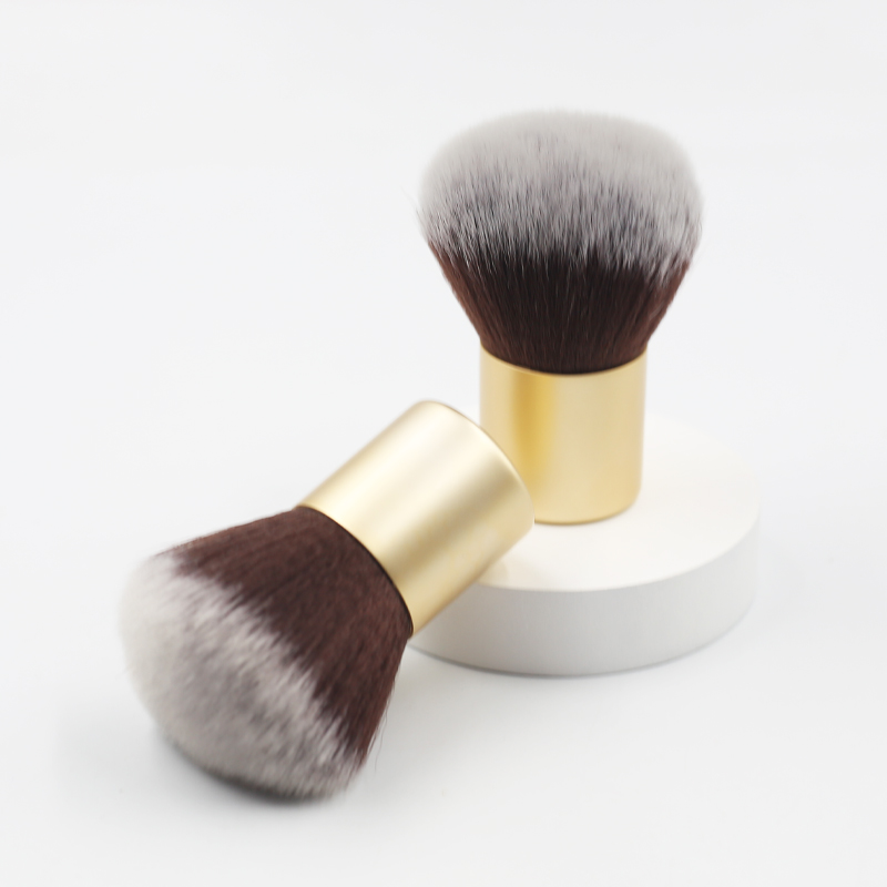 Nail Cleaning Dust Brush gold Silver Premium Synthetic hair pink can be customized LOGO factory wholesale