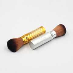 Multi-colored Private Label Personal Makeup Tools Travel Pocket Brush Blush Brush Retractable BB Cream brush