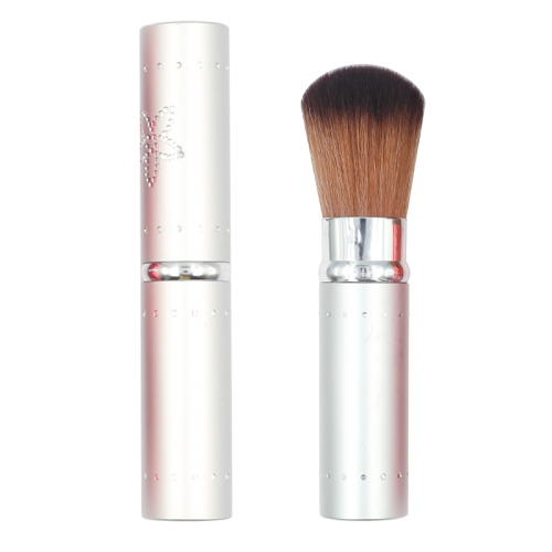 Multi-colored Private Label Personal Makeup Tools Travel Pocket Brush Blush Brush Retractable BB Cream brush