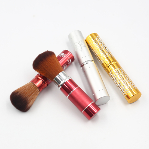 Multi-colored Private Label Personal Makeup Tools Travel Pocket Brush Blush Brush Retractable BB Cream brush