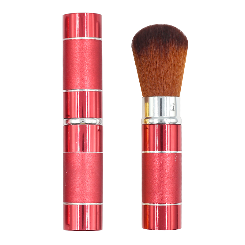 Multi-colored Private Label Personal Makeup Tools Travel Pocket Brush Blush Brush Retractable BB Cream brush