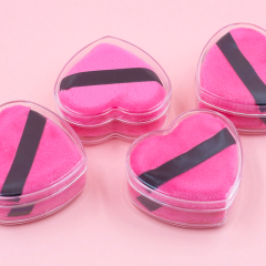 Low price wholesale can be customized private brand high quality pink love puff