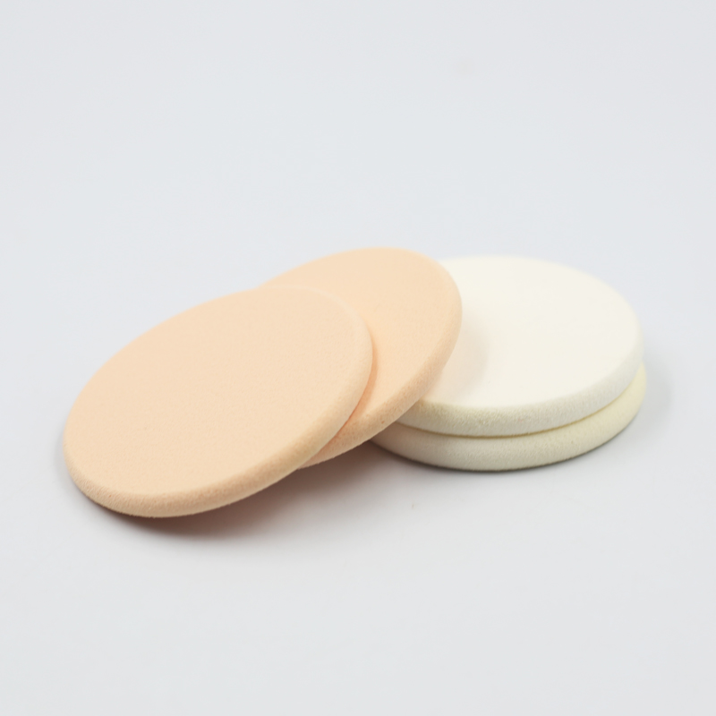 Customized dry and wet latex puff in various thickness shapes for makeup artists