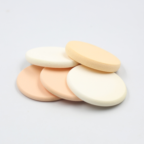 Customized dry and wet latex puff in various thickness shapes for makeup artists