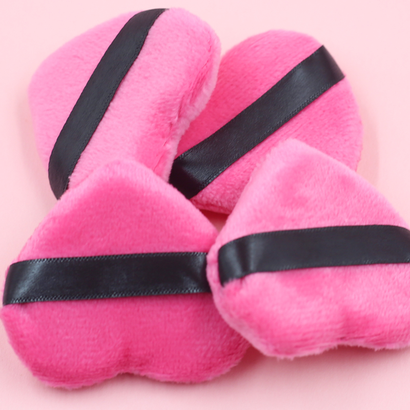 Low price wholesale can be customized private brand high quality pink love puff