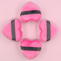 Low price wholesale can be customized private brand high quality pink love puff