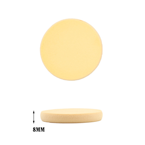 Customized dry and wet latex puff in various thickness shapes for makeup artists