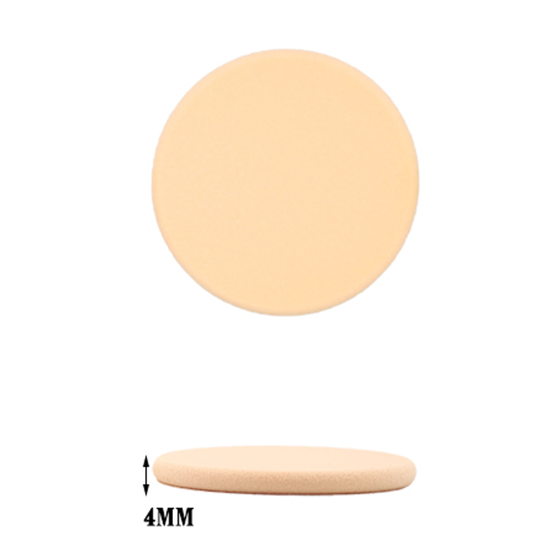 Customized dry and wet latex puff in various thickness shapes for makeup artists