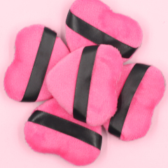 Low price wholesale can be customized private brand high quality pink love puff
