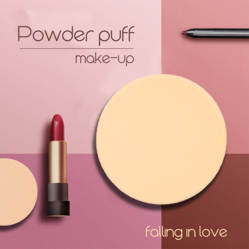 Customized dry and wet latex puff in various thickness shapes for makeup artists
