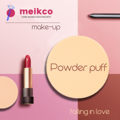 Customized dry and wet latex puff in various thickness shapes for makeup artists