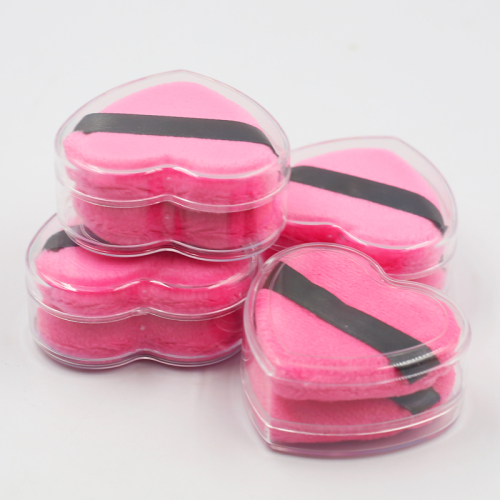Low price wholesale can be customized private brand high quality pink love puff